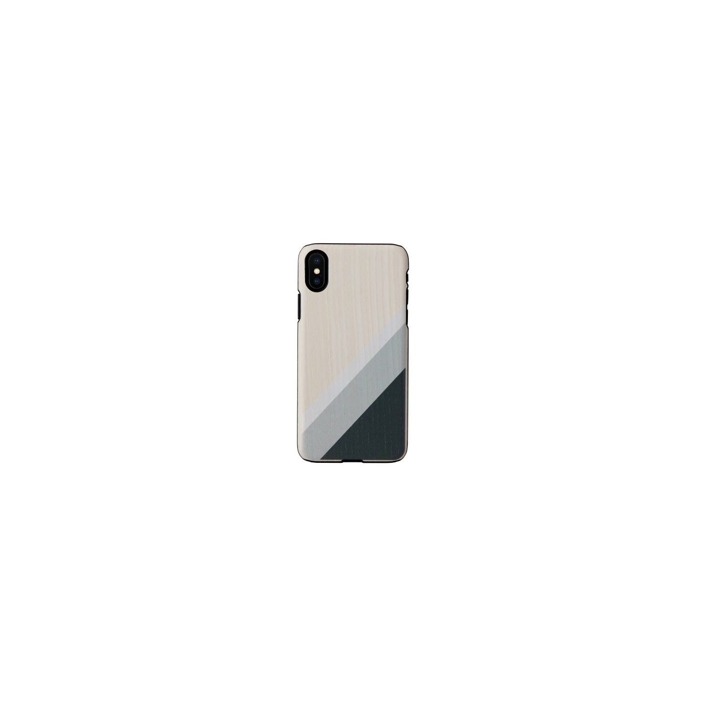 Man&Wood SmartPhone case iPhone X/XS gray suit black