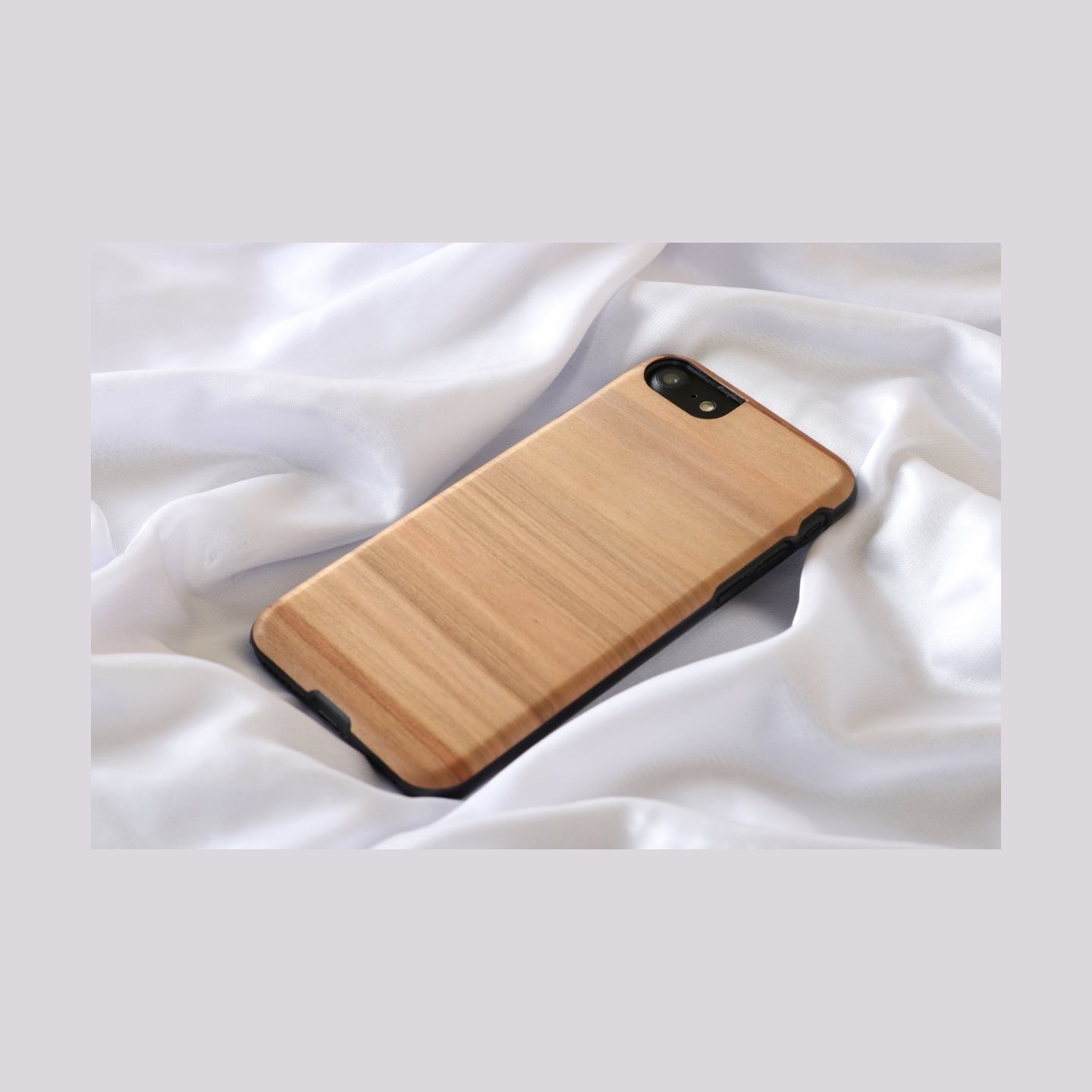 Man&Wood case for iPhone 7/8 cappuccino black