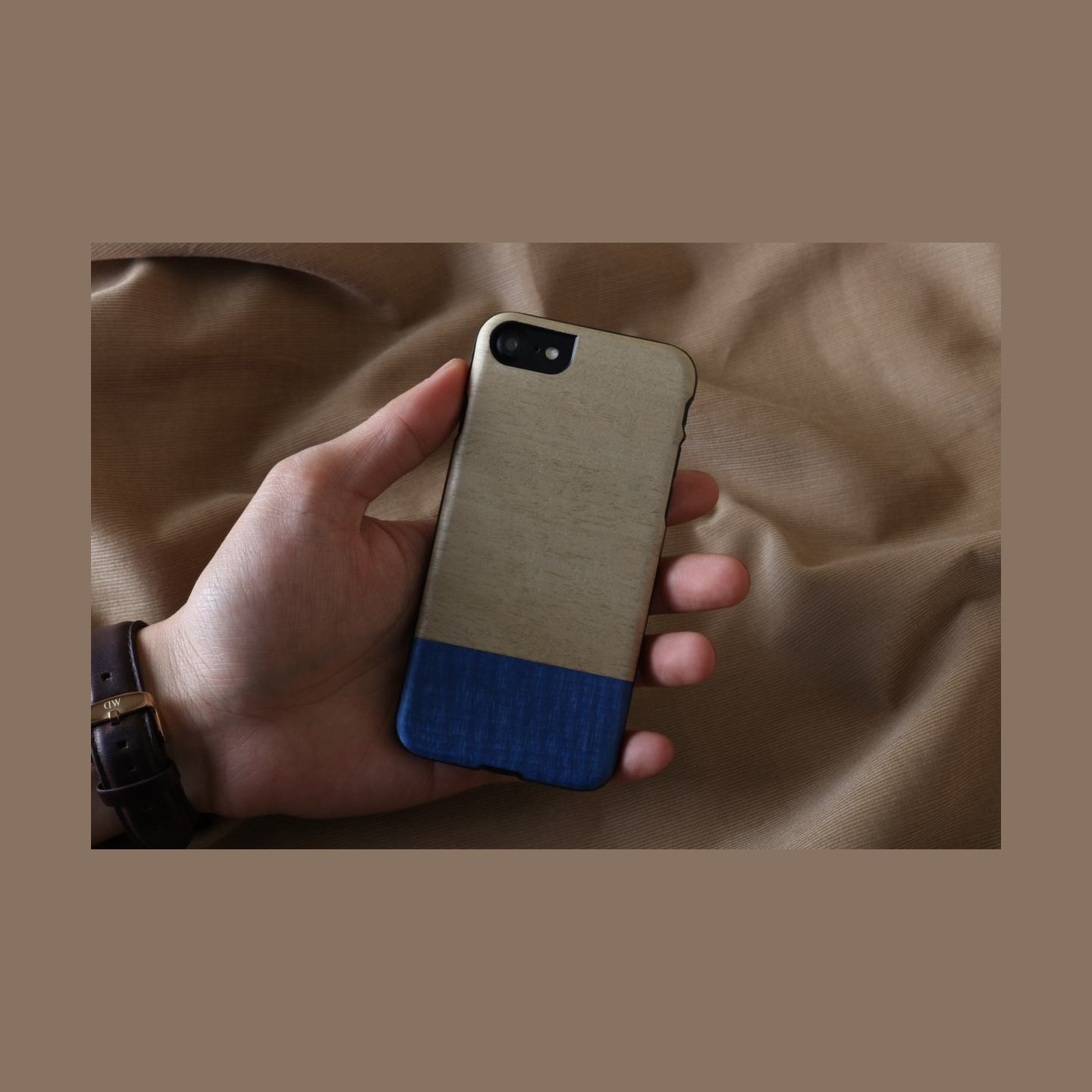 Man&Wood case for iPhone 7/8 dove black