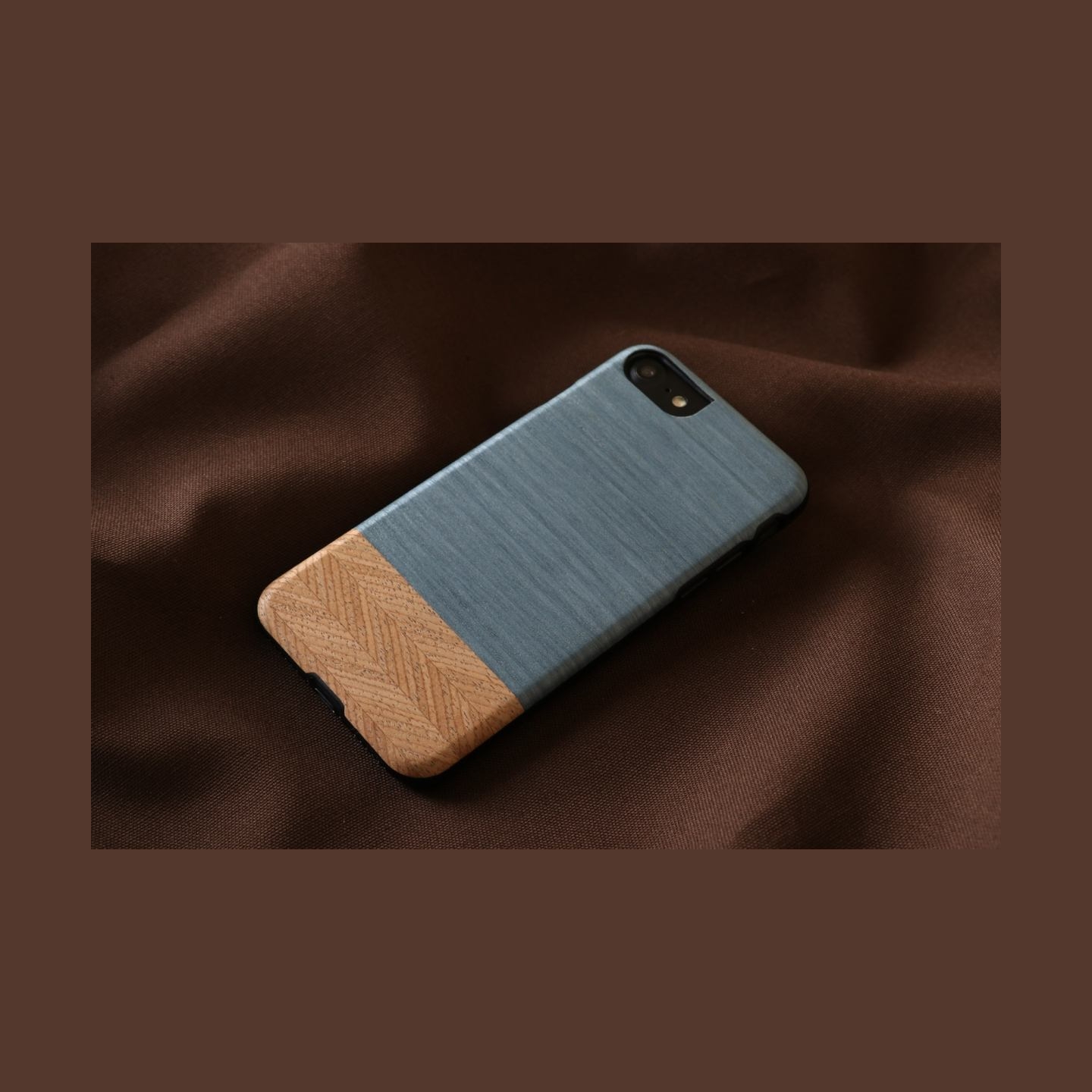 Man&Wood case for iPhone 7/8 denim black