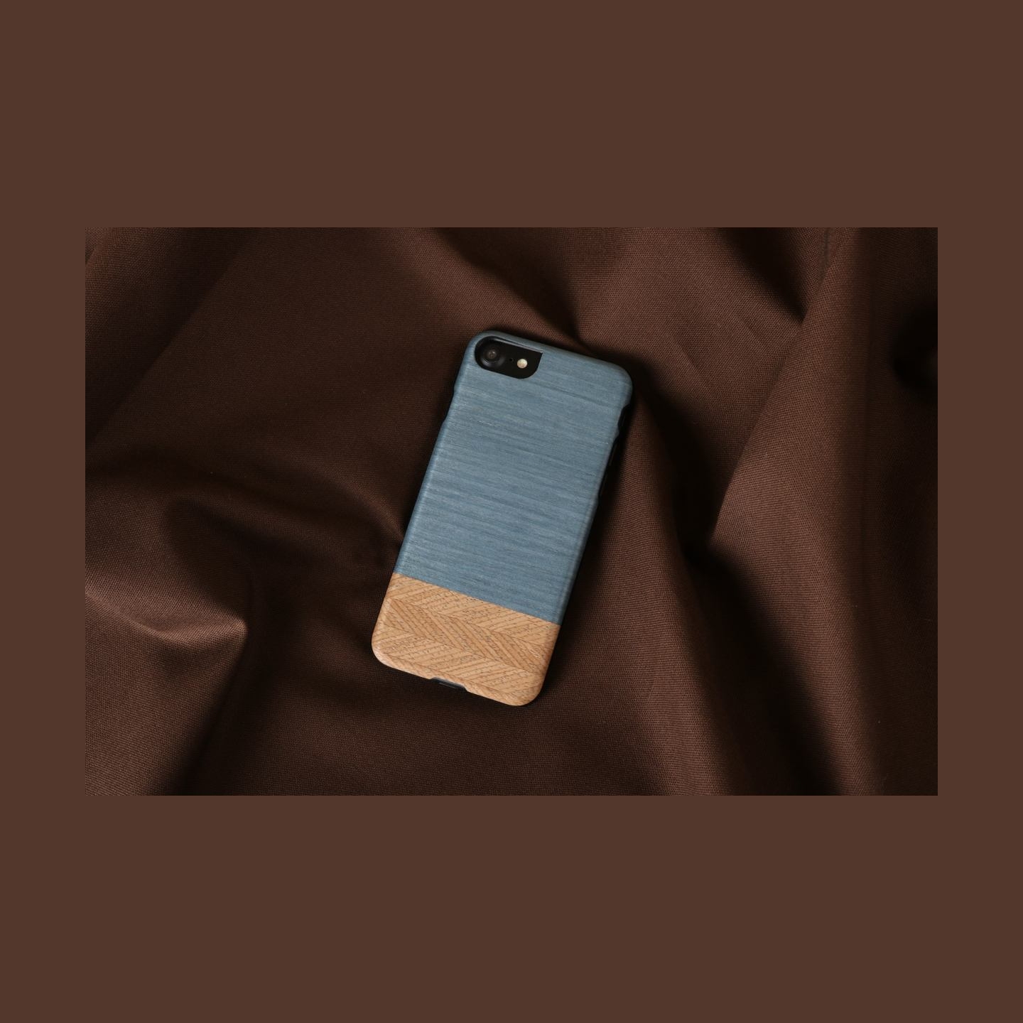 Man&Wood case for iPhone 7/8 denim black