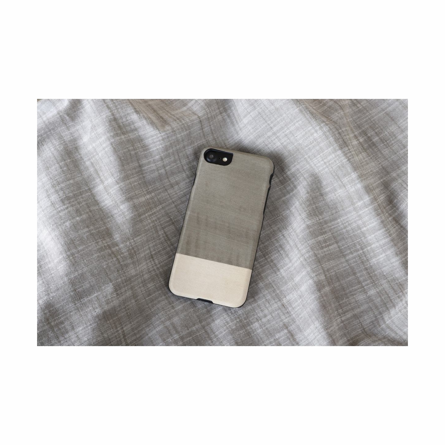 Man&Wood case for iPhone 7/8 einstein black