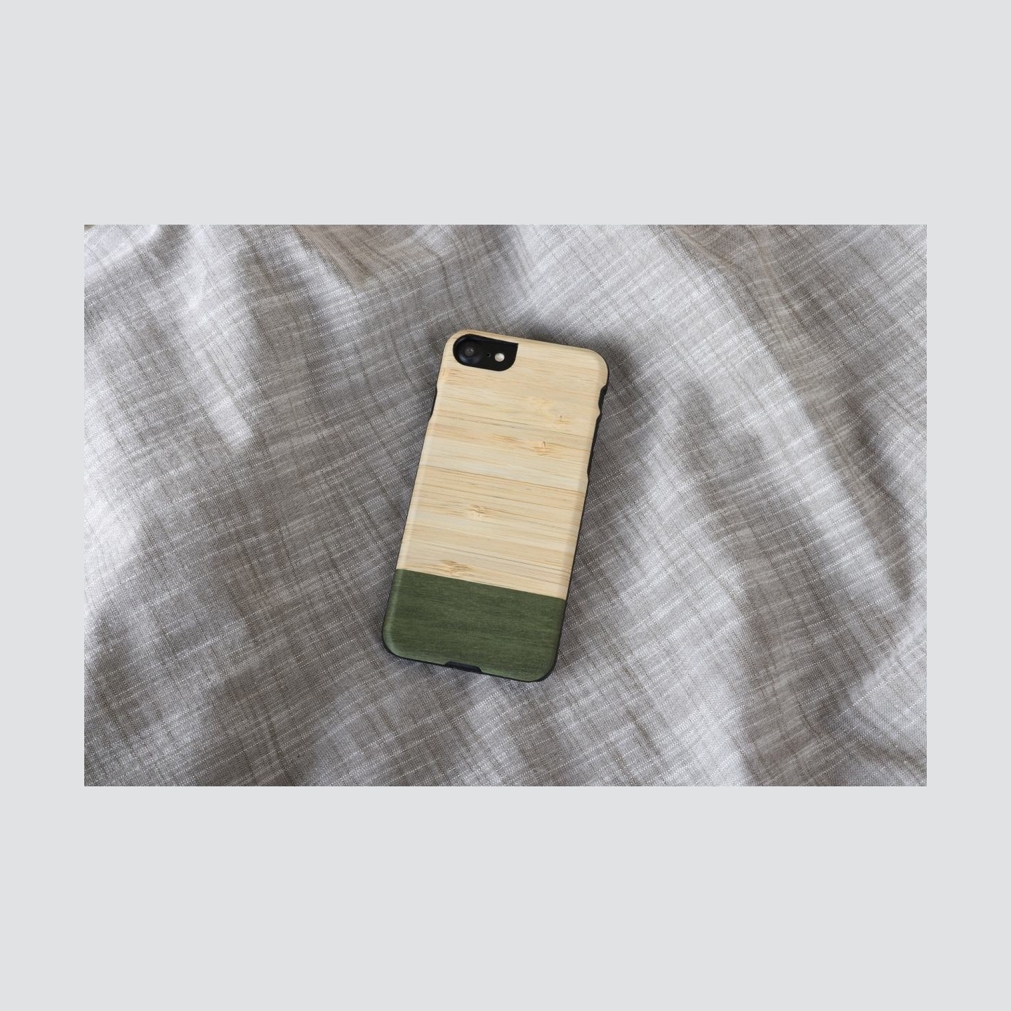 Man&Wood case for iPhone 7/8 bamboo forest black
