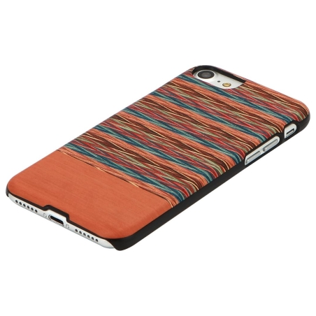 Man&Wood case for iPhone 7/8 browny check black
