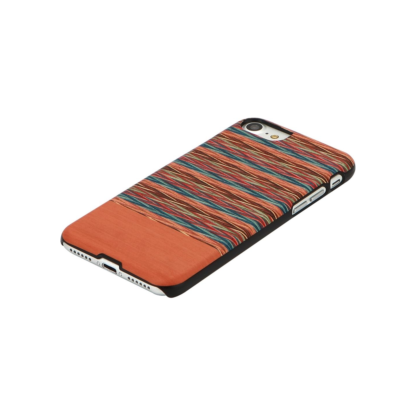 Man&Wood case for iPhone 7/8 browny check black