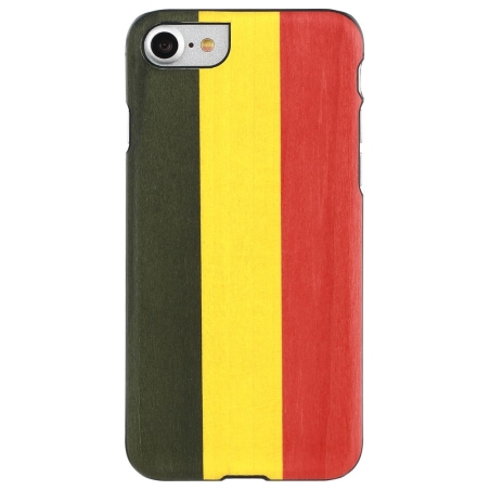 Man&Wood case for iPhone 7/8 reggae black