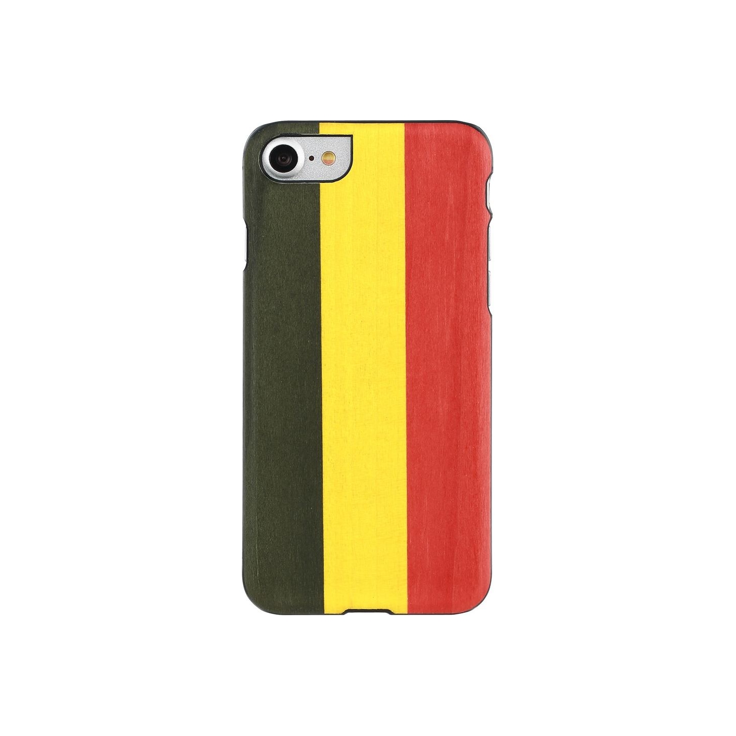 Man&Wood case for iPhone 7/8 reggae black
