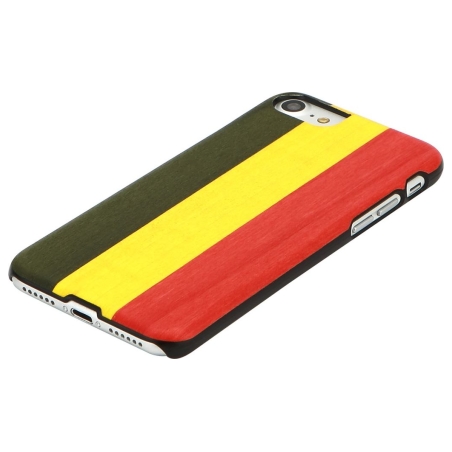 Man&Wood case for iPhone 7/8 reggae black