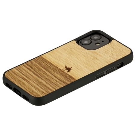 Man&Wood case for iPhone 12 mini terra black