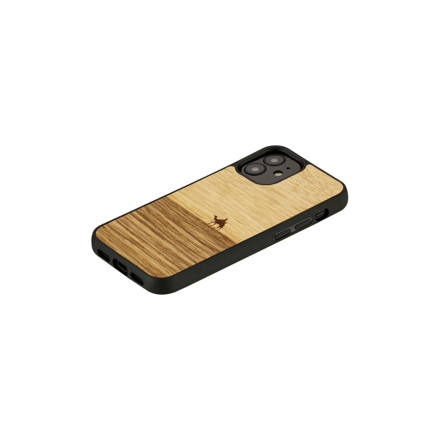 Man&Wood case for iPhone 12 mini terra black