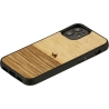 Man&Wood case for iPhone 12 mini terra black