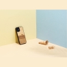 Man&Wood case for iPhone 12 mini terra black