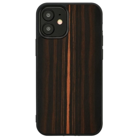 Man&Wood case for iPhone 12 mini ebony black