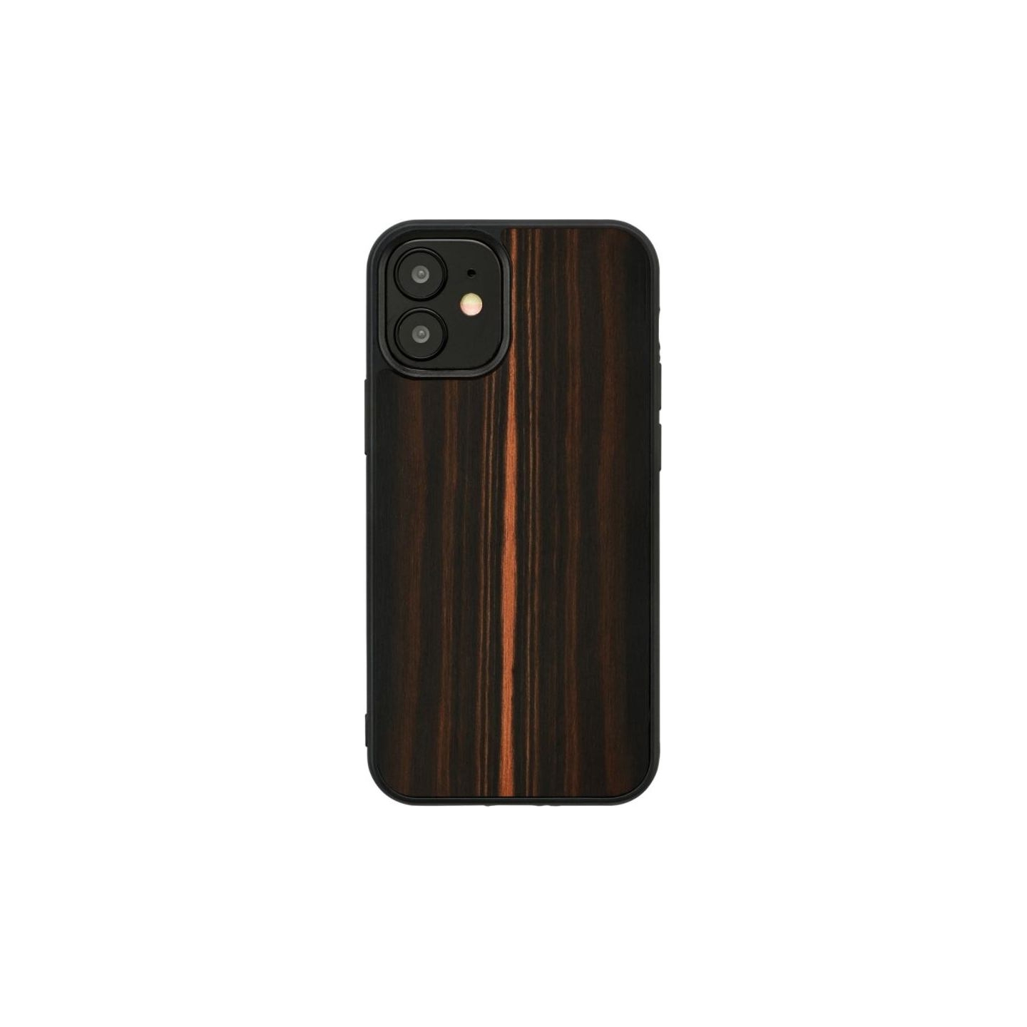 Man&Wood case for iPhone 12 mini ebony black