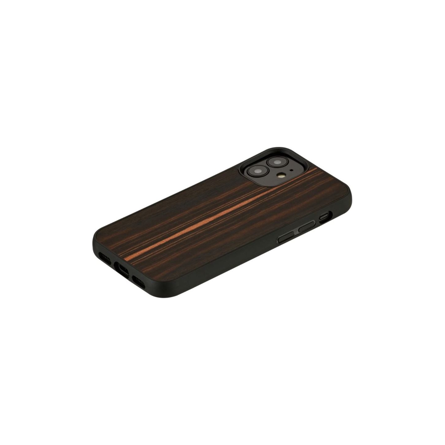 Man&Wood case for iPhone 12 mini ebony black