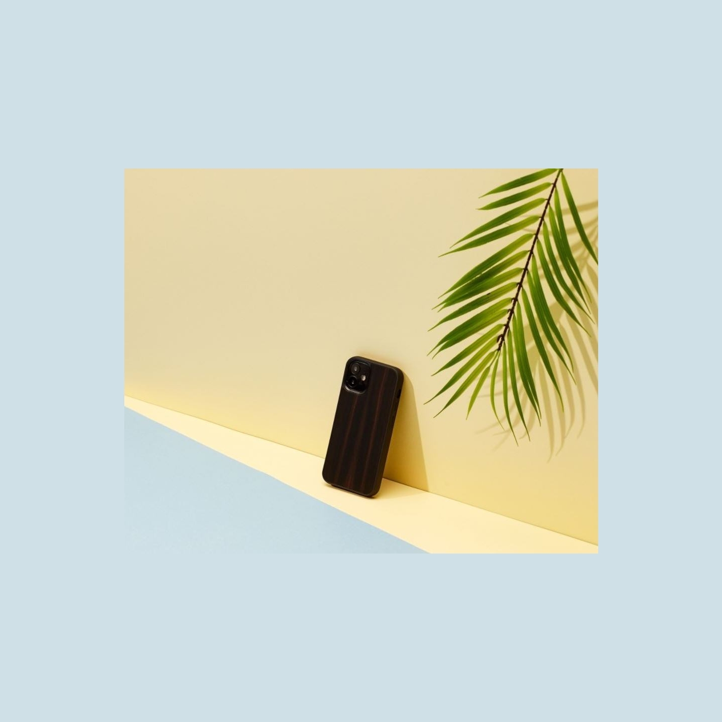 Man&Wood case for iPhone 12 mini ebony black