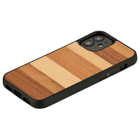Man&Wood case for iPhone 12 mini sabbia black