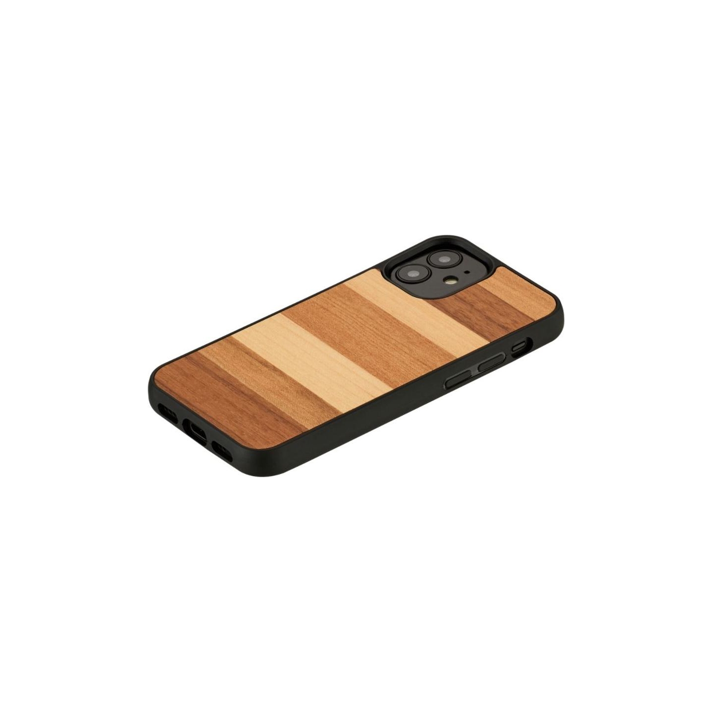 Man&Wood case for iPhone 12 mini sabbia black