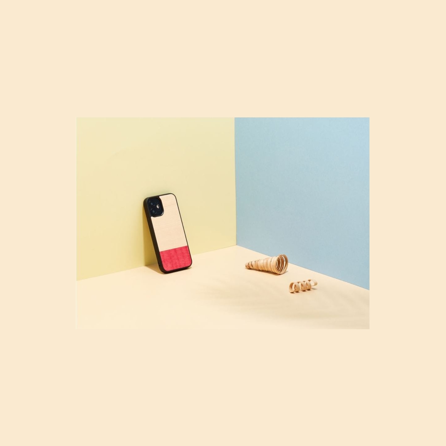 Man&Wood case for iPhone 12 mini miss match black