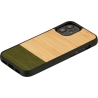 Man&Wood case for iPhone 12 mini bamboo forest black