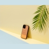 Man&Wood case for iPhone 12 mini herringbone arancia black