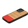 Man&Wood case for iPhone 12 mini herringbone azalea black