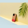 Man&Wood case for iPhone 12 mini herringbone azalea black