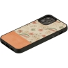 Man&Wood case for iPhone 12 mini pink flower black