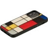 Man&Wood case for iPhone 12 mini mondrian wood black