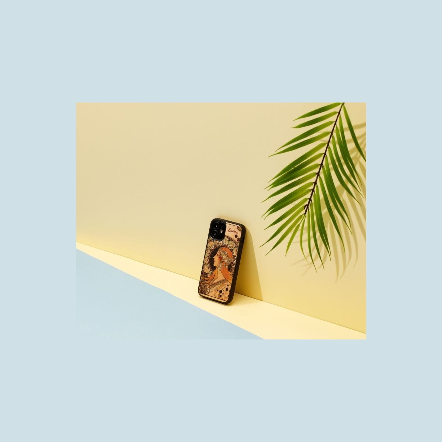 Man&Wood case for iPhone 12 mini zodiac black