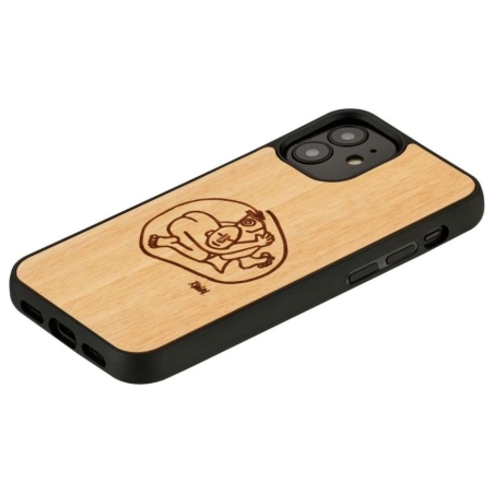 Man&Wood case for iPhone 12 mini child with fish