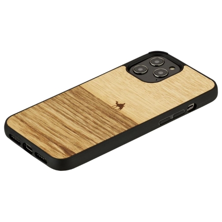 Man&Wood case for iPhone 12/12 Pro terra black