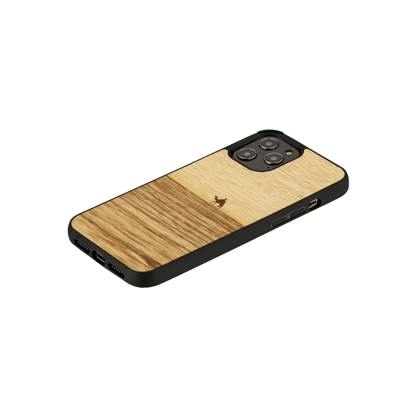 Man&Wood case for iPhone 12/12 Pro terra black