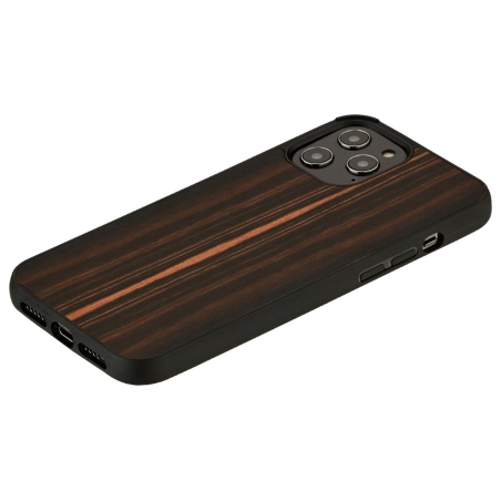 Man&Wood case for iPhone 12/12 Pro ebony black