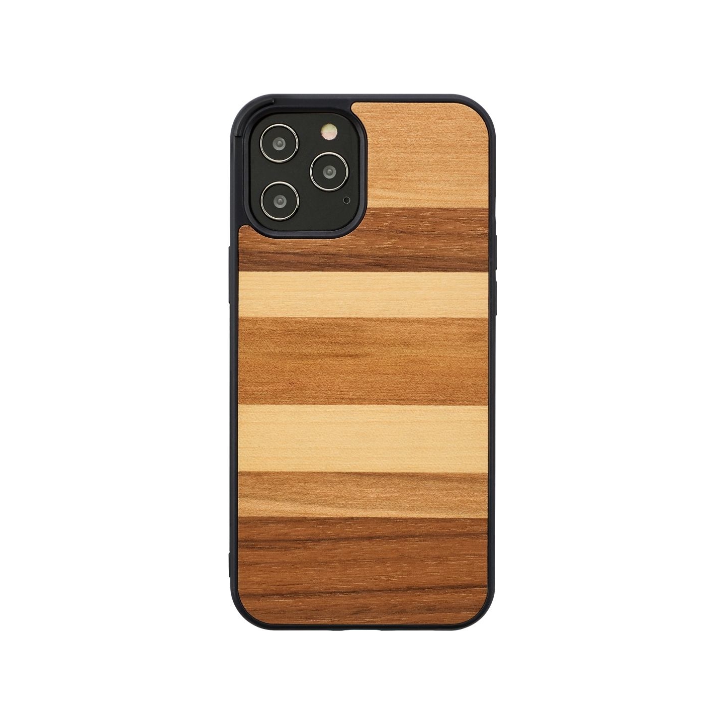 Man&Wood case for iPhone 12/12 Pro sabbia black