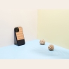Man&Wood case for iPhone 12/12 Pro herringbone nero black