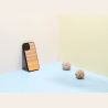 Man&Wood case for iPhone 12/12 Pro herringbone arancia black