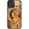 Man&Wood case for iPhone 12/12 Pro zodiac black