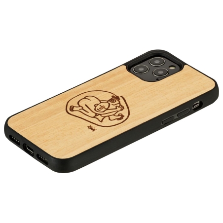 Man&Wood case for iPhone 12/12 Pro child with fish