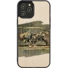 Man&Wood case for iPhone 12/12 Pro white bull