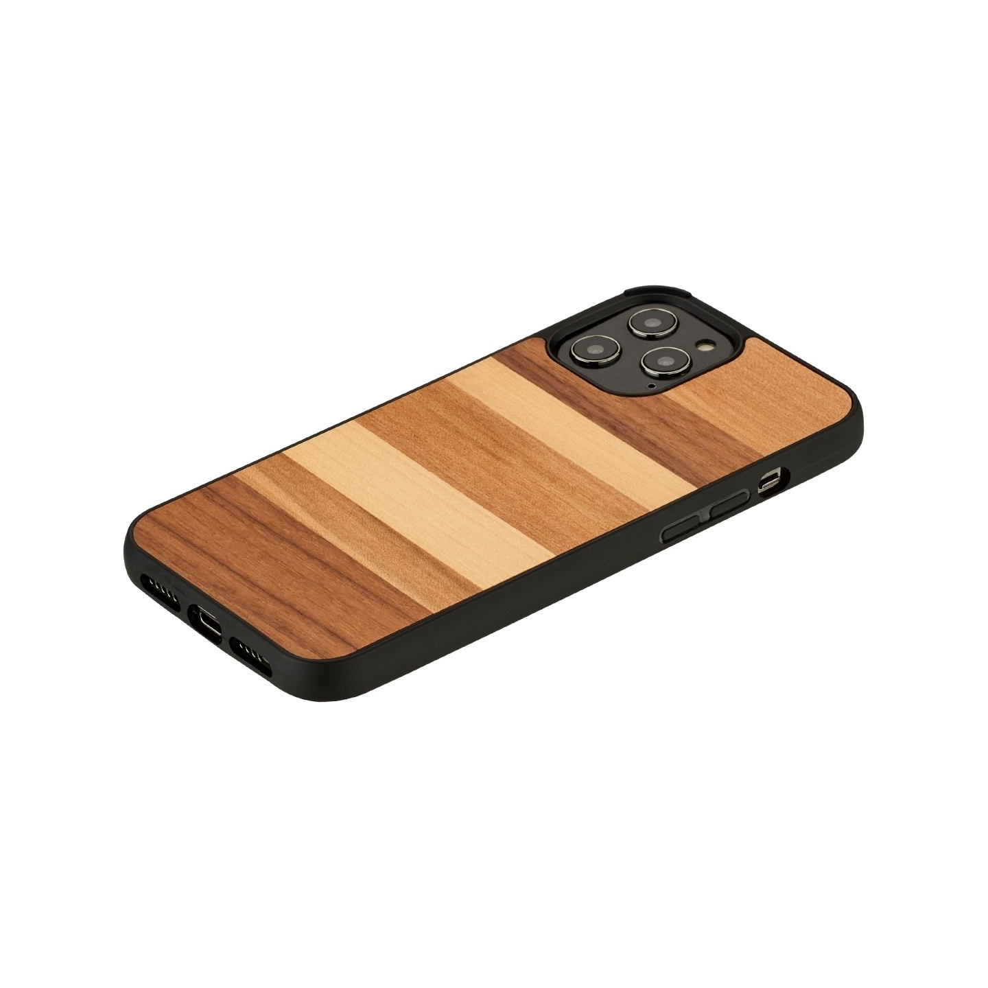 Man&Wood case for iPhone 12 Pro Max sabbia black