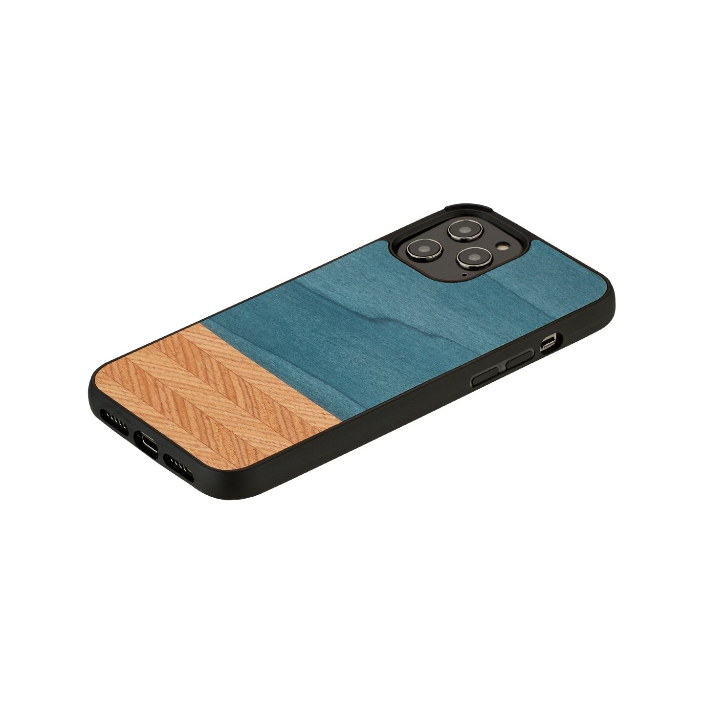 Man&Wood case for iPhone 12 Pro Max denim black