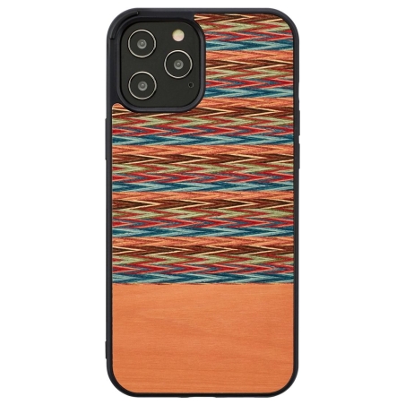 Man&Wood case for iPhone 12 Pro Max browny check black