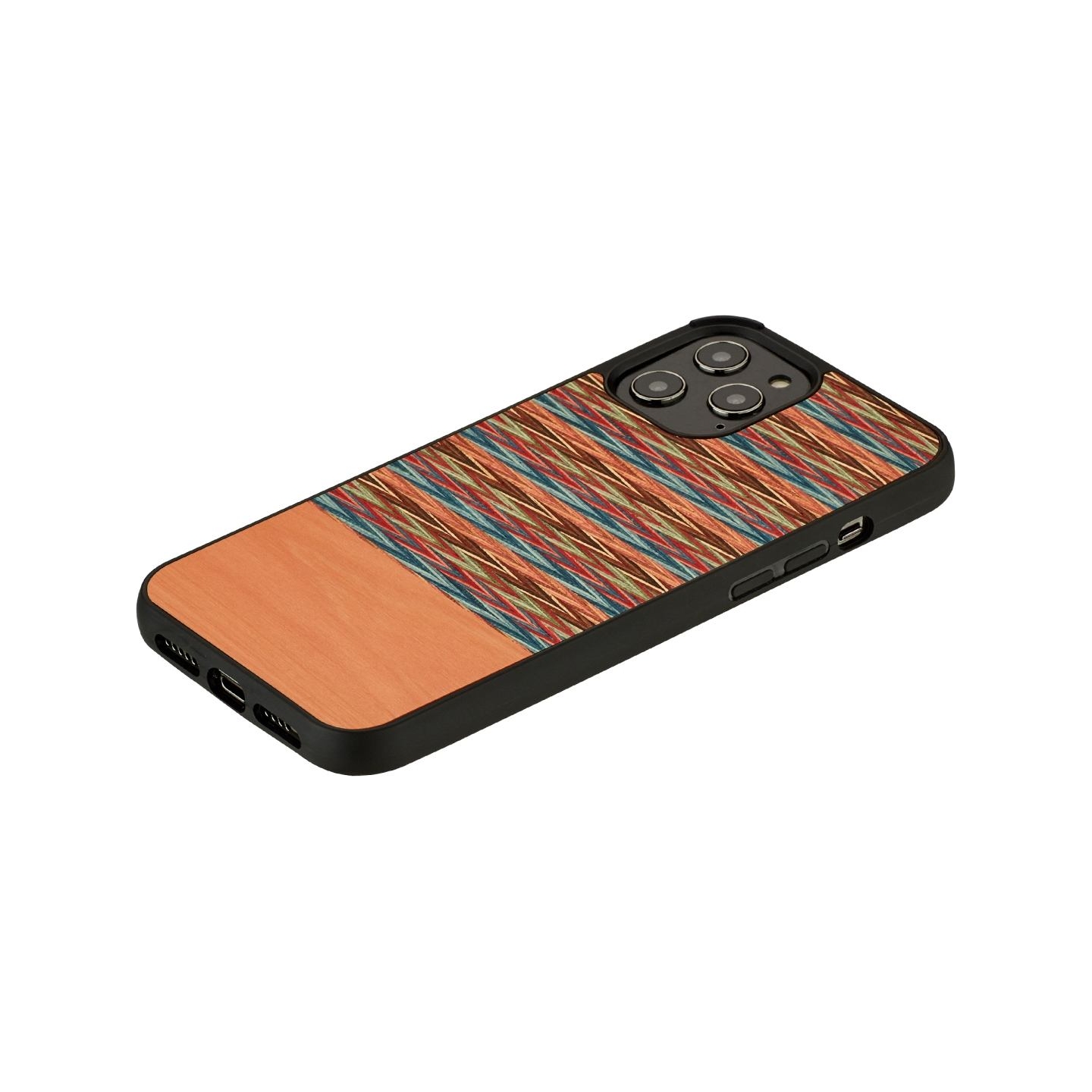 Man&Wood case for iPhone 12 Pro Max browny check black