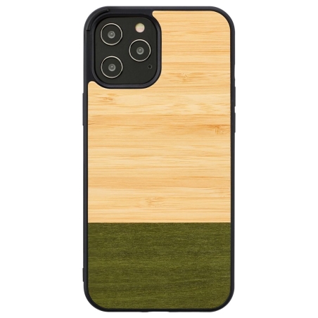 Man&Wood case for iPhone 12 Pro Max bamboo forest black