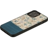 Man&Wood case for iPhone 12 Pro Max blue flower black