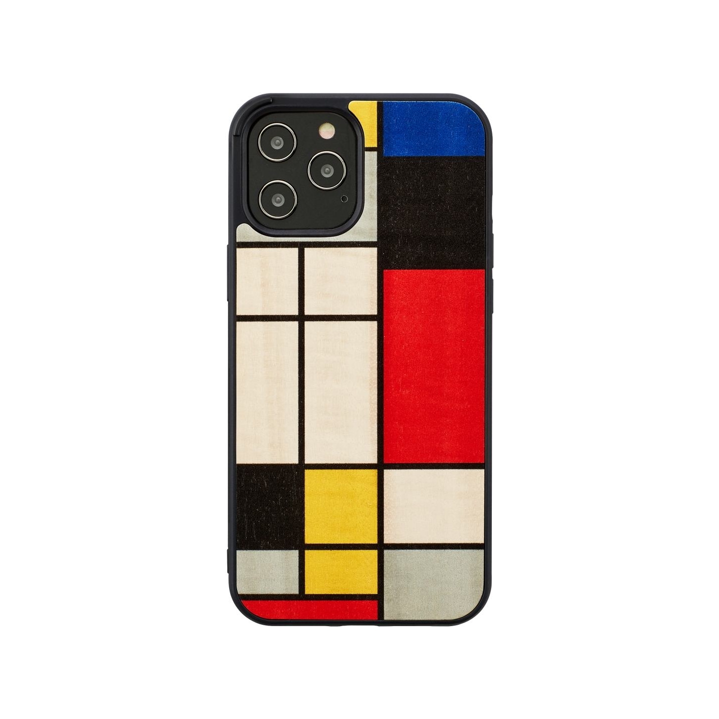 Man&Wood case for iPhone 12 Pro Max mondrian wood black