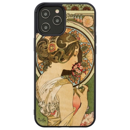 Man&Wood case for iPhone 12 Pro Max primrose black