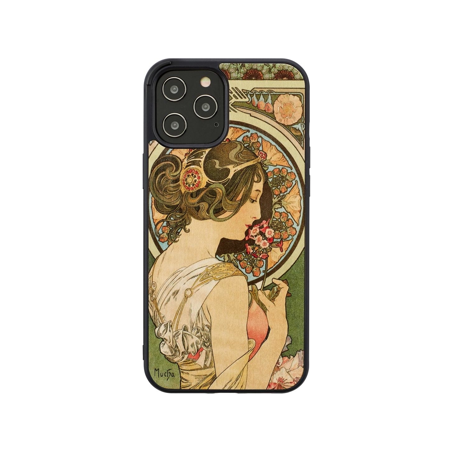 Man&Wood case for iPhone 12 Pro Max primrose black
