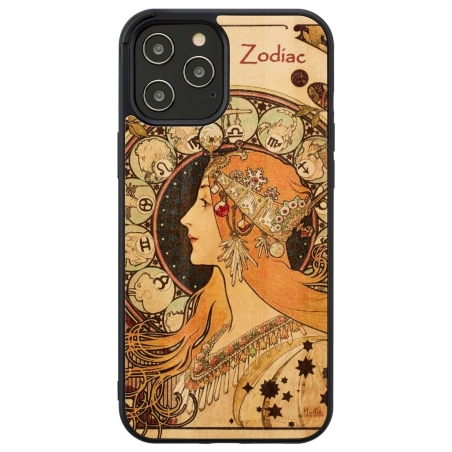 Man&Wood case for iPhone 12 Pro Max zodiac black
